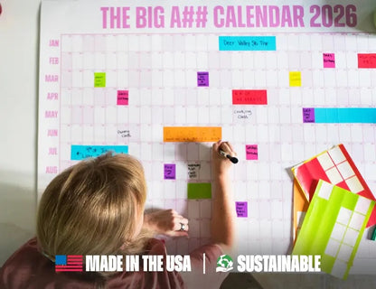 🔥Last Day 49% OFF 📅The Big A## Calendar 2026 - Design Your Amazing 2026!🏃