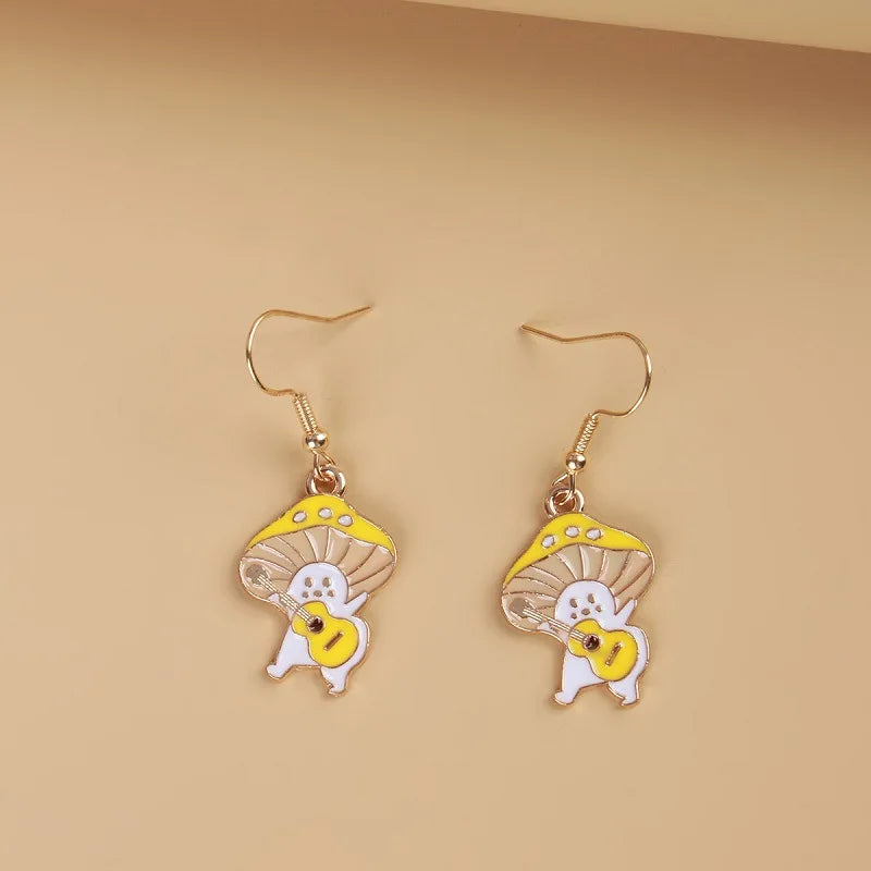 1 Pair Cute Kitten Drop Hook Earrings