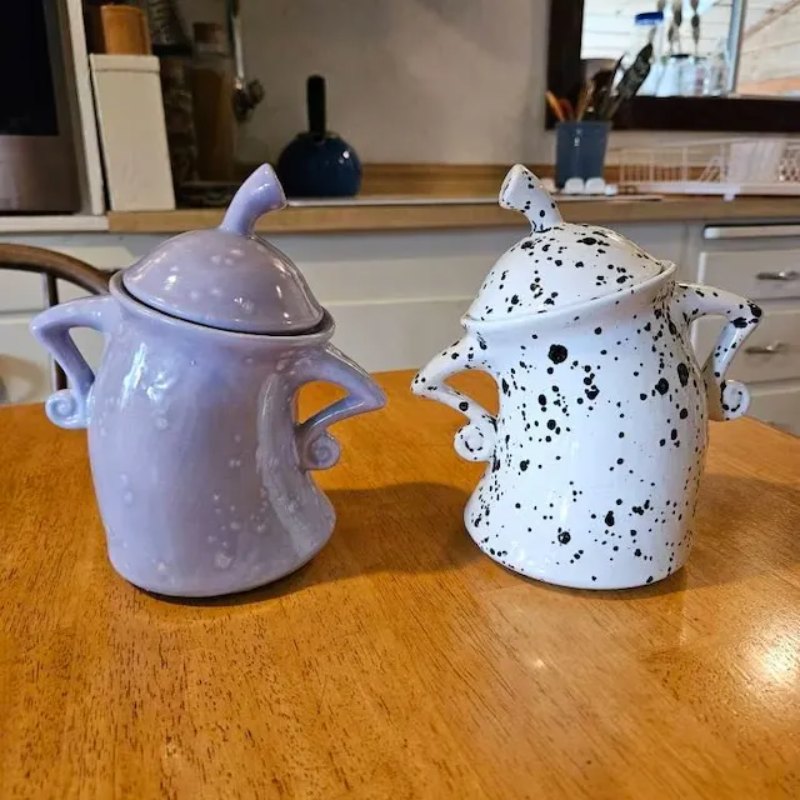 Handmade Canister With Attitude