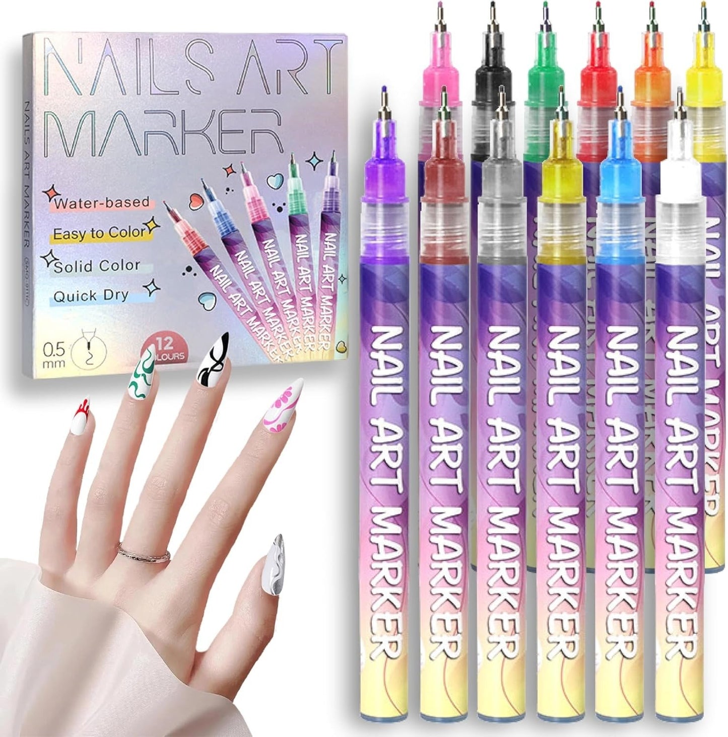 🔥🎁Nail Doodle Pen: Unleash Your Inner Nail Artist 🎨💅