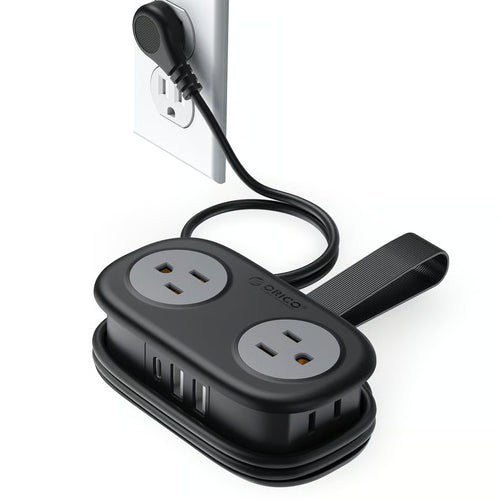 ✨Portable Power Strip – 🎁4 AC Outlets for Travel