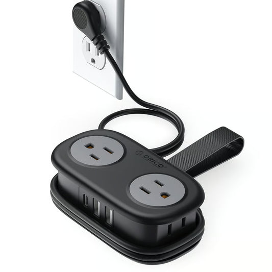 ✨Portable Power Strip – 🎁4 AC Outlets for Travel