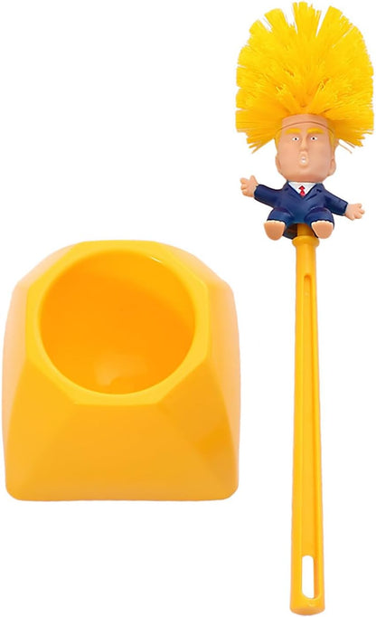🚽 Funny Odd President-Themed Toilet Brush &amp; Holder