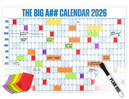 🔥Last Day 49% OFF 📅The Big A## Calendar 2026 - Design Your Amazing 2026!🏃