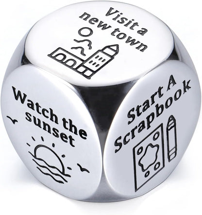 Stunfassoo Date Night Decision Dice – Stainless Steel Couple’s Gift
