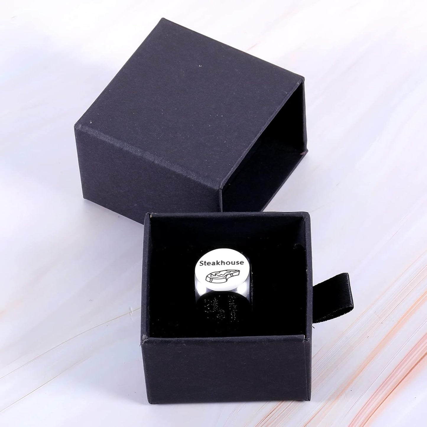Stunfassoo Date Night Decision Dice – Stainless Steel Couple’s Gift