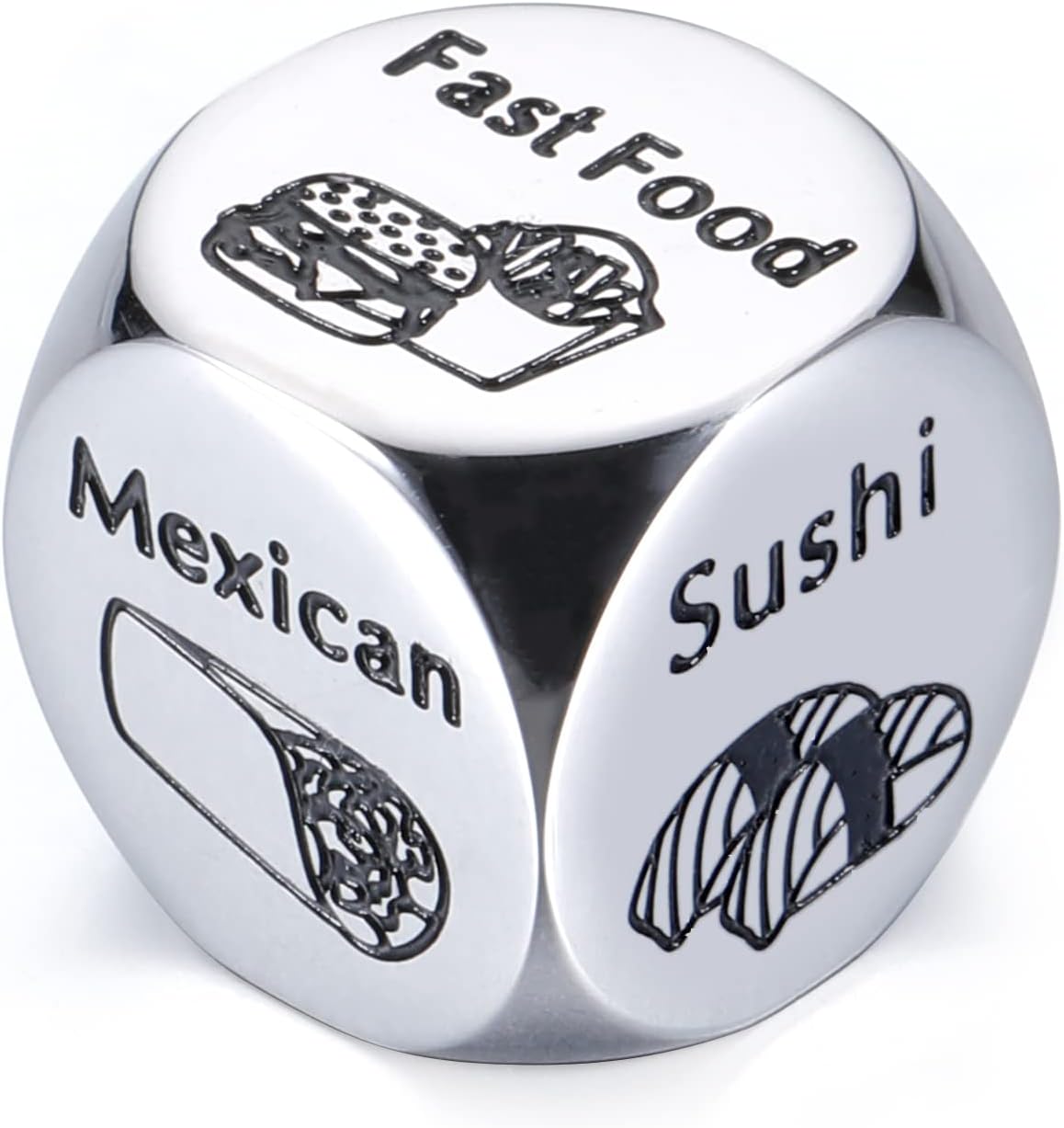 Stunfassoo Date Night Decision Dice – Stainless Steel Couple’s Gift