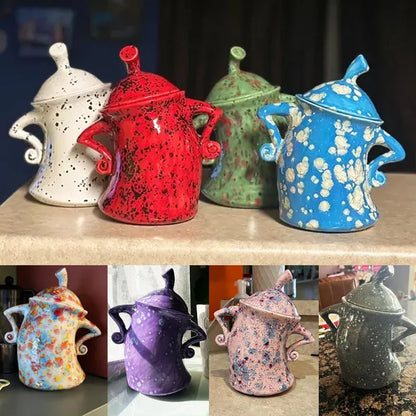 Handmade Canister With Attitude