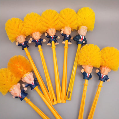 🚽 Funny Odd President-Themed Toilet Brush &amp; Holder