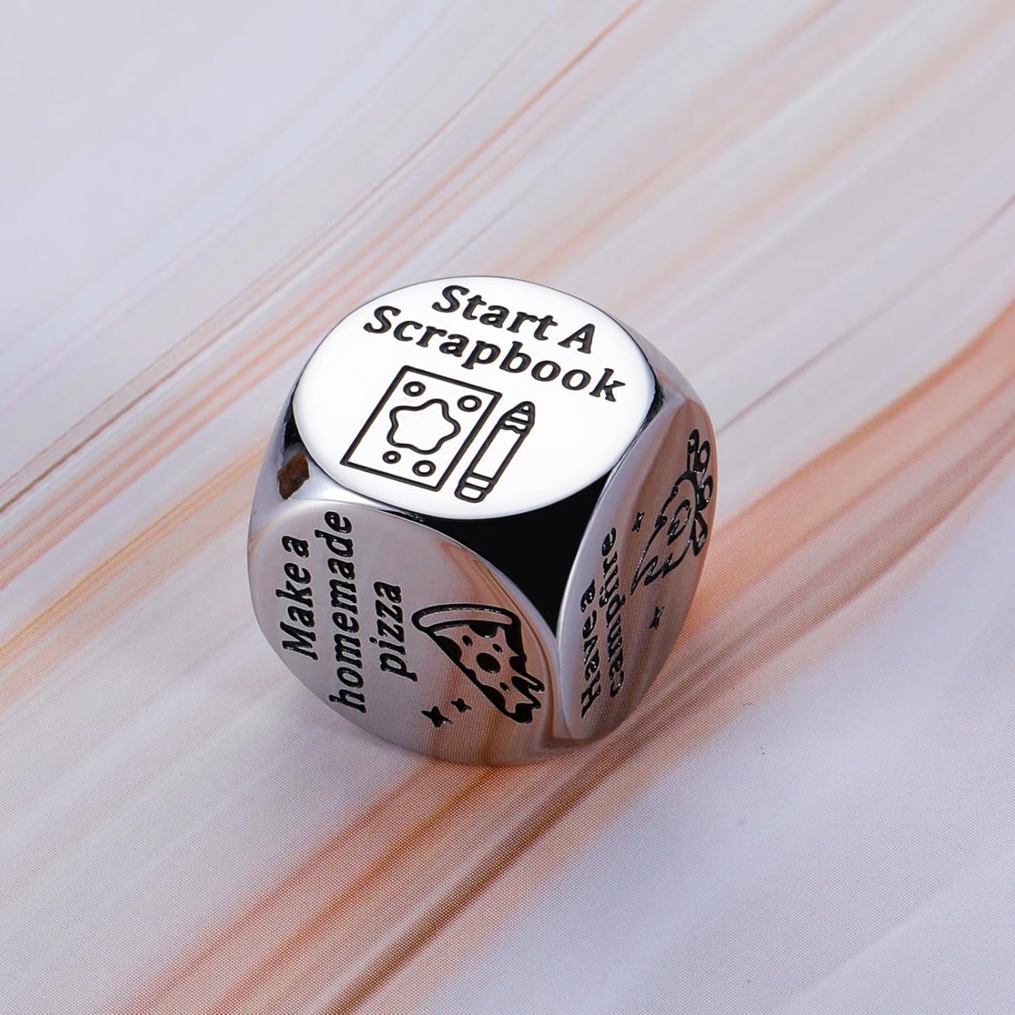 Stunfassoo Date Night Decision Dice – Stainless Steel Couple’s Gift