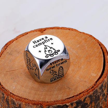 Stunfassoo Date Night Decision Dice – Stainless Steel Couple’s Gift