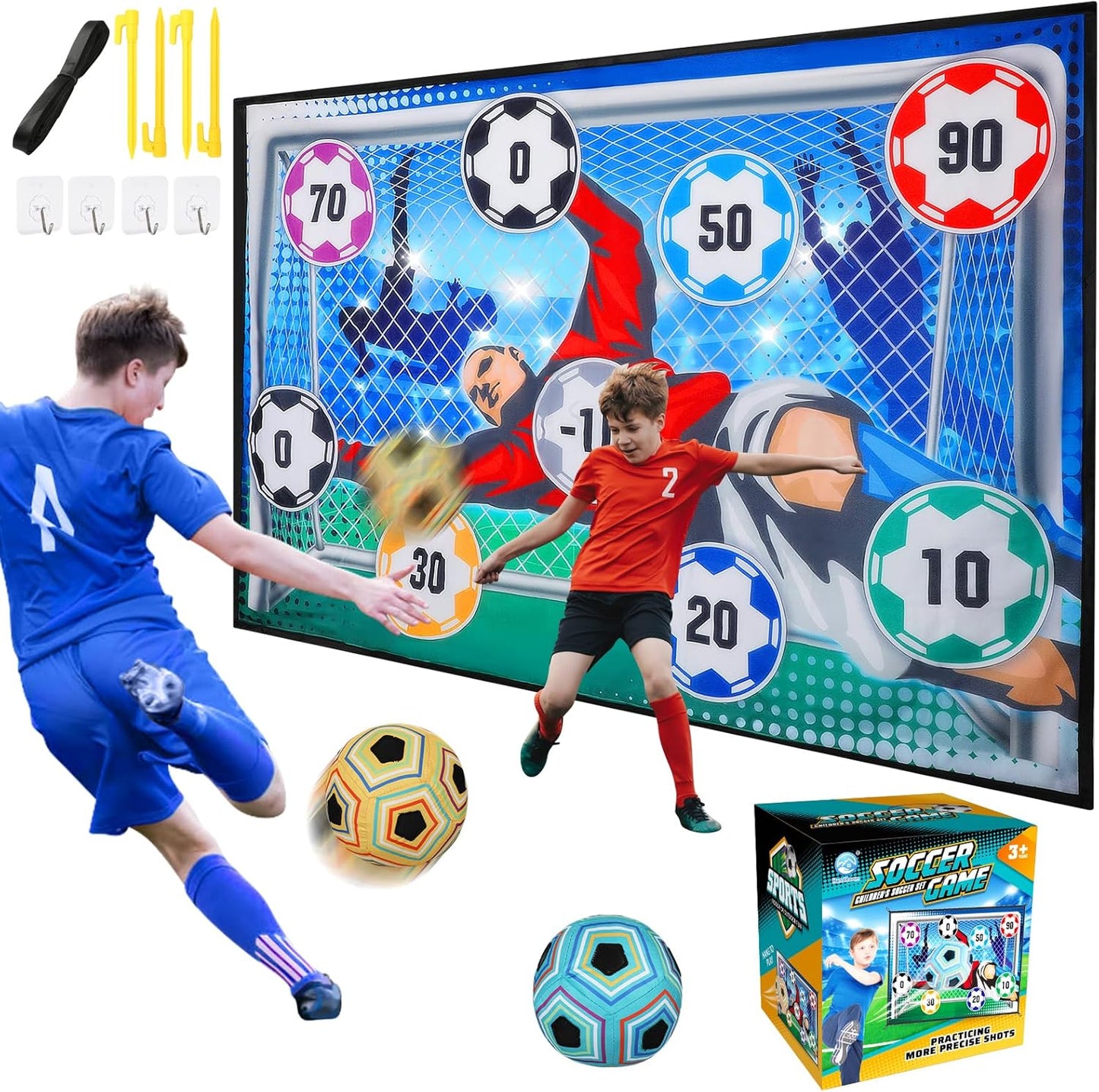 ⚽Toy Soccer Ball Game Set for Boys and Girls