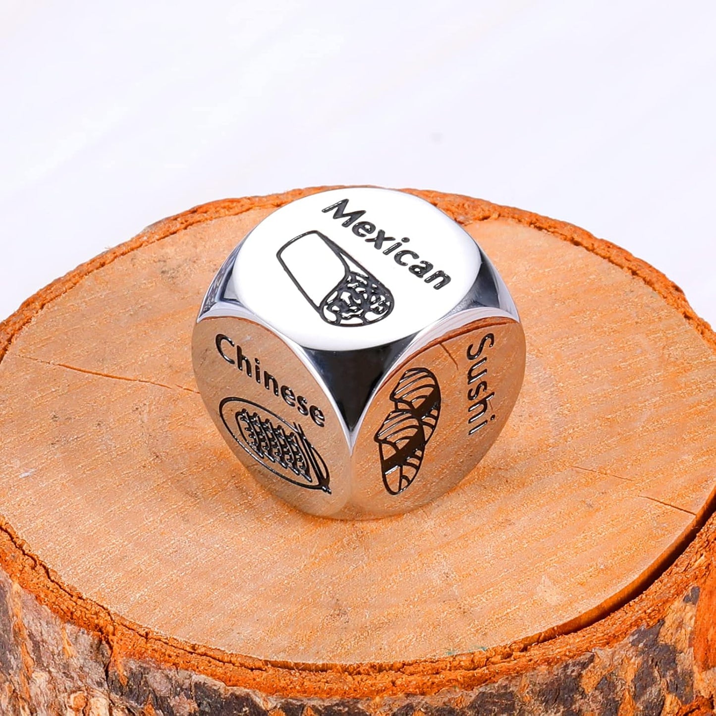 Stunfassoo Date Night Decision Dice – Stainless Steel Couple’s Gift