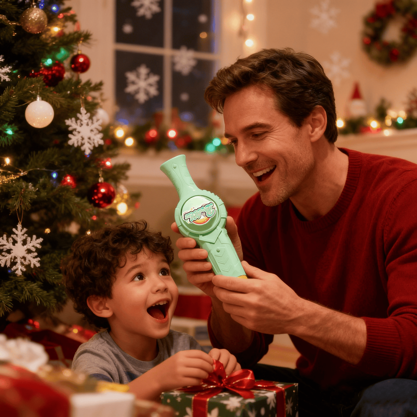 🎅Top Christmas Gift 2025 🎉Magic Elastic Bubble Fog Wand