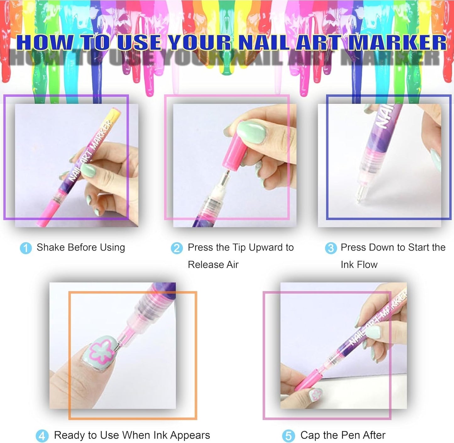 🔥🎁Nail Doodle Pen: Unleash Your Inner Nail Artist 🎨💅