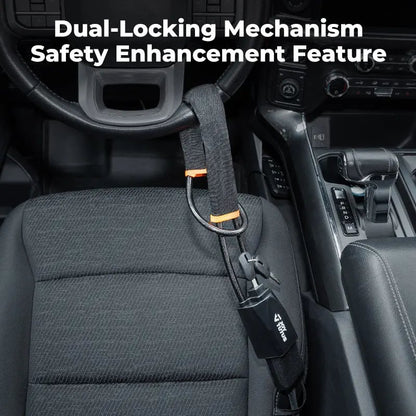 Steering Wheel Lock Seat Belt Universal Anti Theft Car Device Prevention