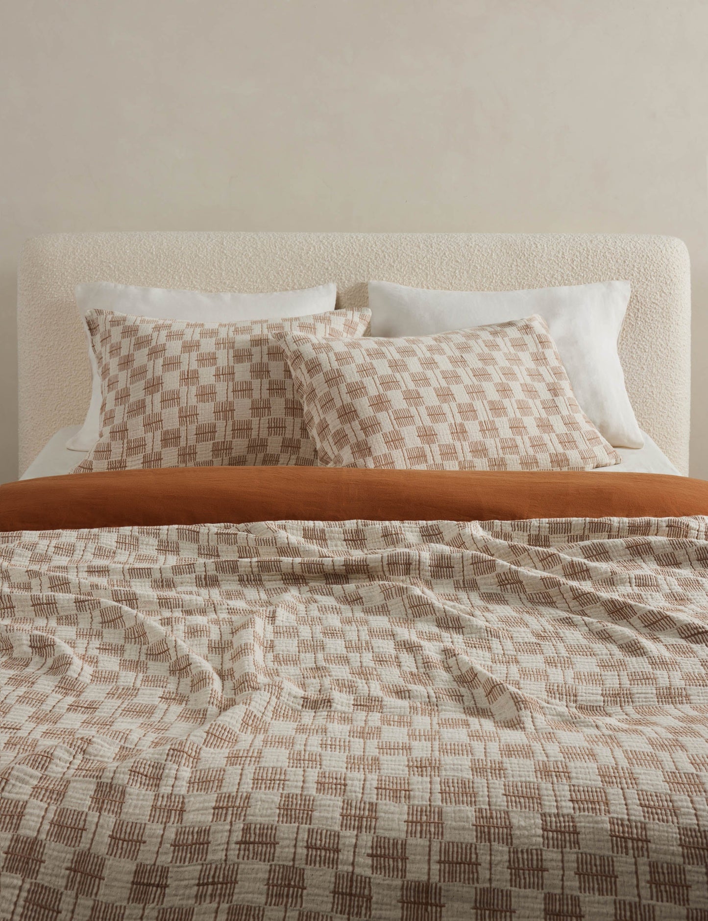 Basketweave Cotton Sham by Sarah Sherman Samuel