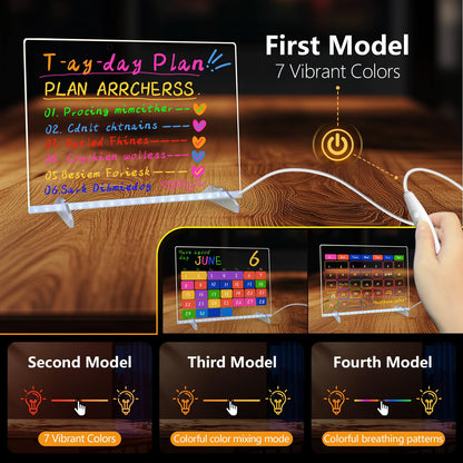 🎨Signsxcel LED Illuminated Acrylic Drawing Board – For Kids, Parents &amp; Teachers