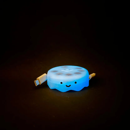 🎃Halloween Limited-Time Sale 50% OFF🔥Pumpkin Pebble Automatic cable winder