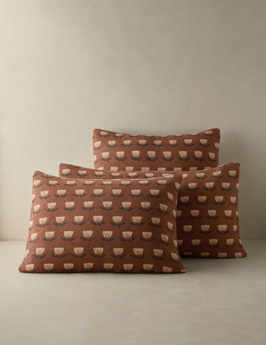 Janna European Flax Linen® Shams By Sarah Sherman Samuel