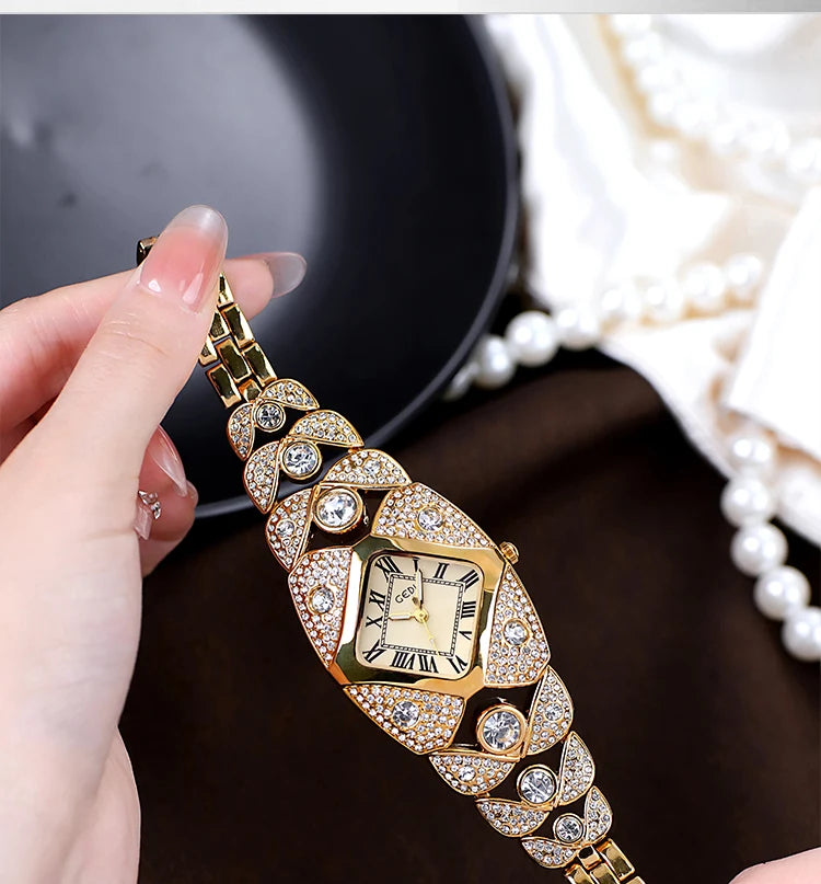 🎁Elegant 2-in-1 Bracelet Watch – Specially Crafted for Her