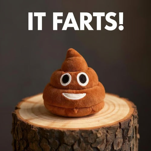 🎁Lowest price ever💥Funny Poop Plush Toy – Makes Fart Sounds!