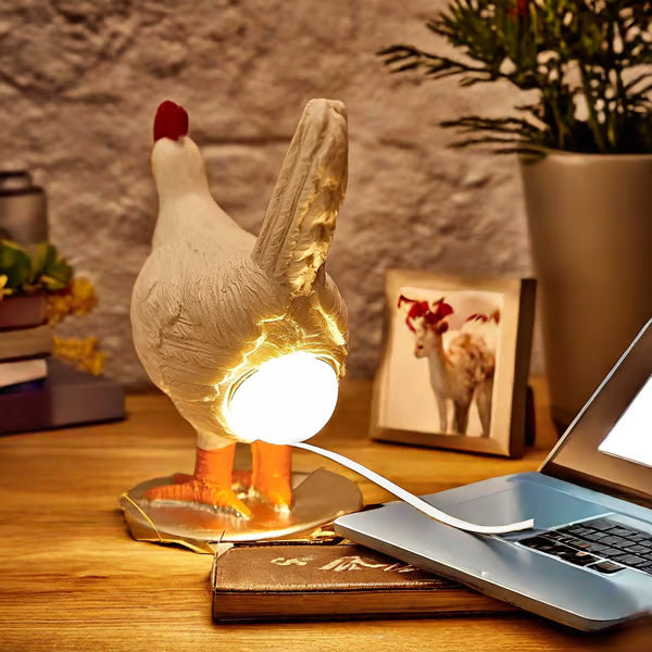 Chicken Design Desktop Decorative Light