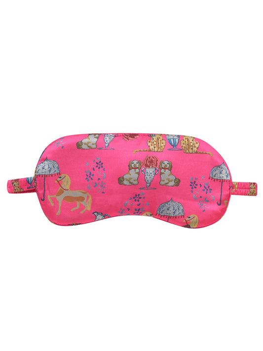 Eye Mask Satin Ceramic Chinoserie