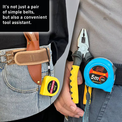 2Pcs Metal Hook Tactical Elastic Belt