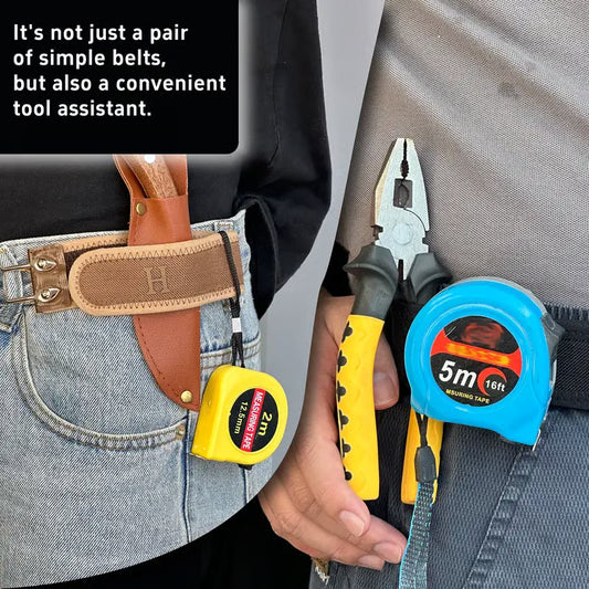 2Pcs Metal Hook Tactical Elastic Belt