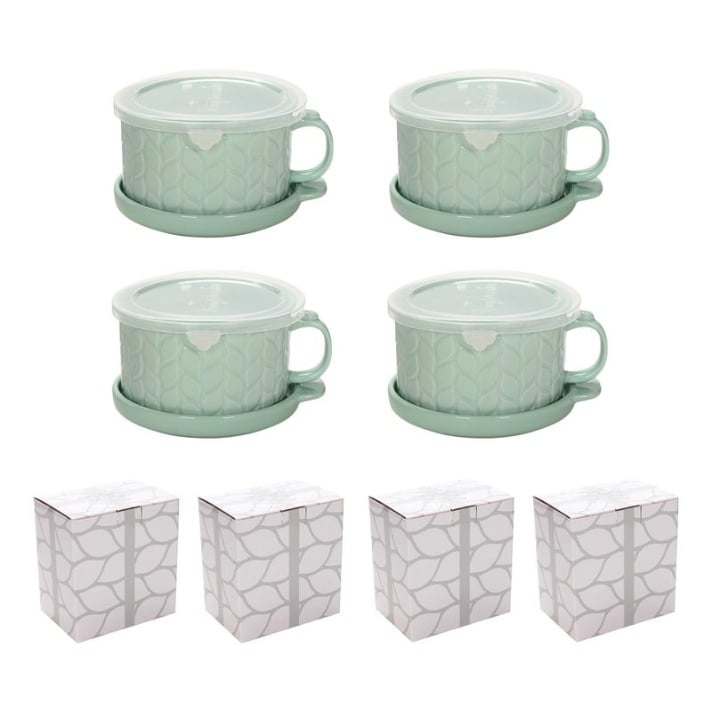 🎅Christmas Sale🎅25-oz Mug Meals w/ Lid-its