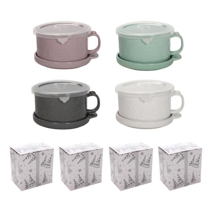 🎅Christmas Sale🎅25-oz Mug Meals w/ Lid-its