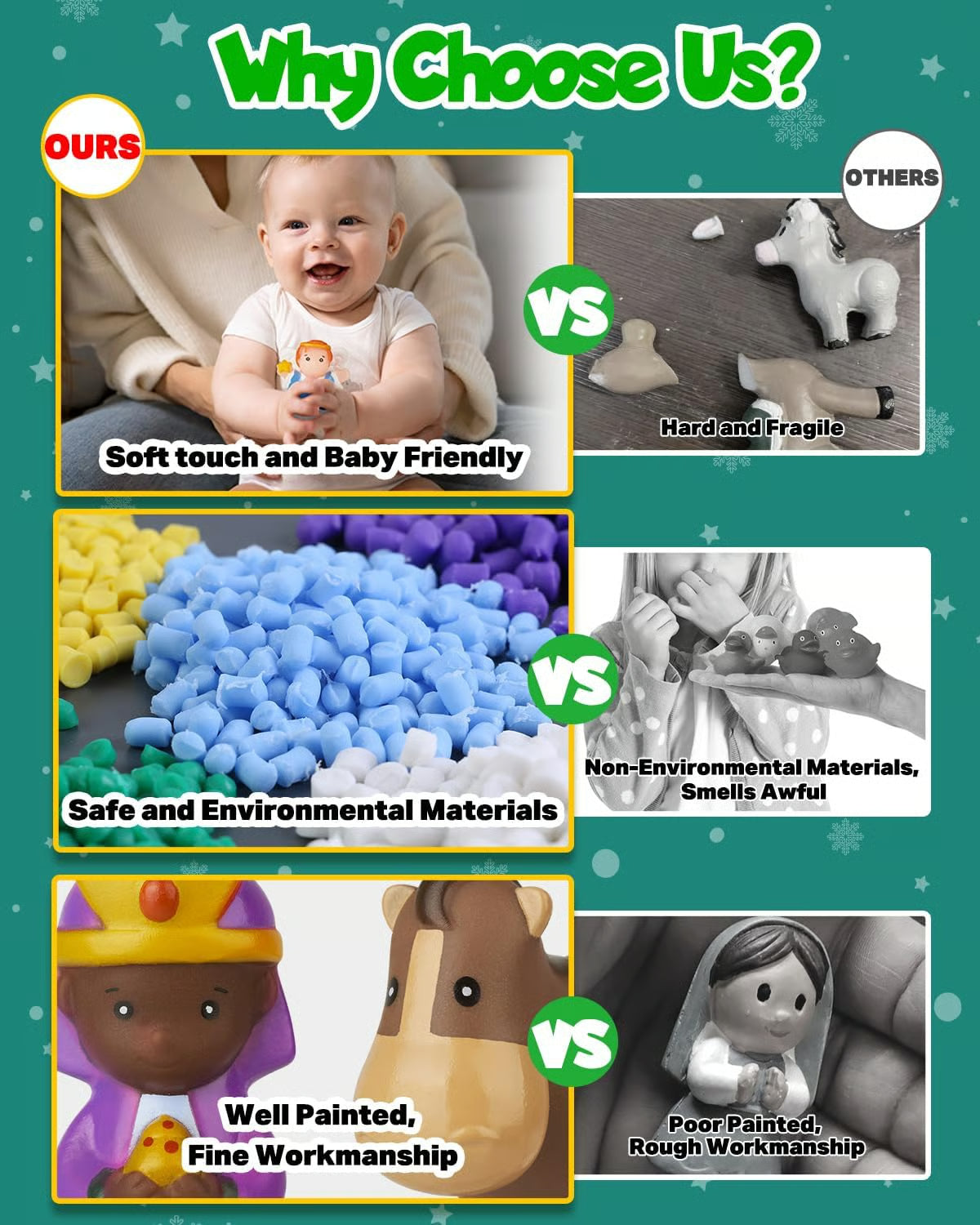 🏆#1 Bestselling - 2025 Nativity Advent Calendar (25pcs) 💯NONTOXIC & ODORLESS